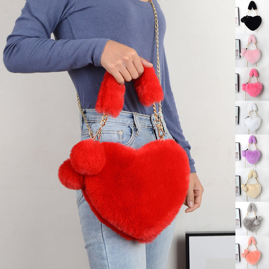 Soft Plush Love Handbag