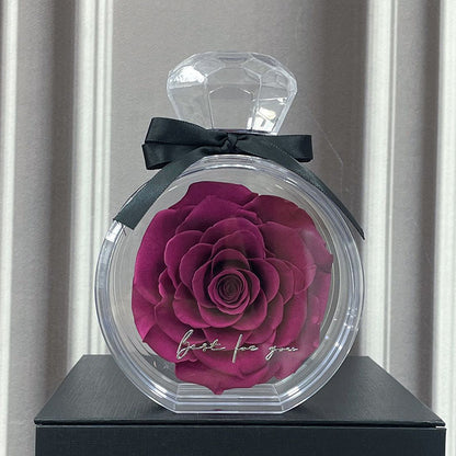 Eternal Rose in Transparent Gift Box