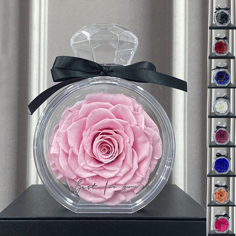 Eternal Rose in Transparent Gift Box