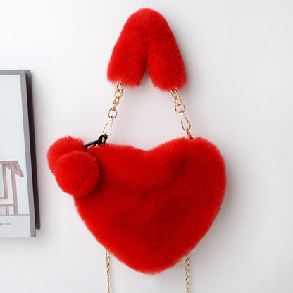 Soft Plush Love Handbag