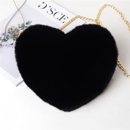 Plush Love Chain Shoulder Bag