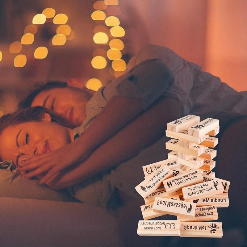 Intimacy Jenga Game for Couples