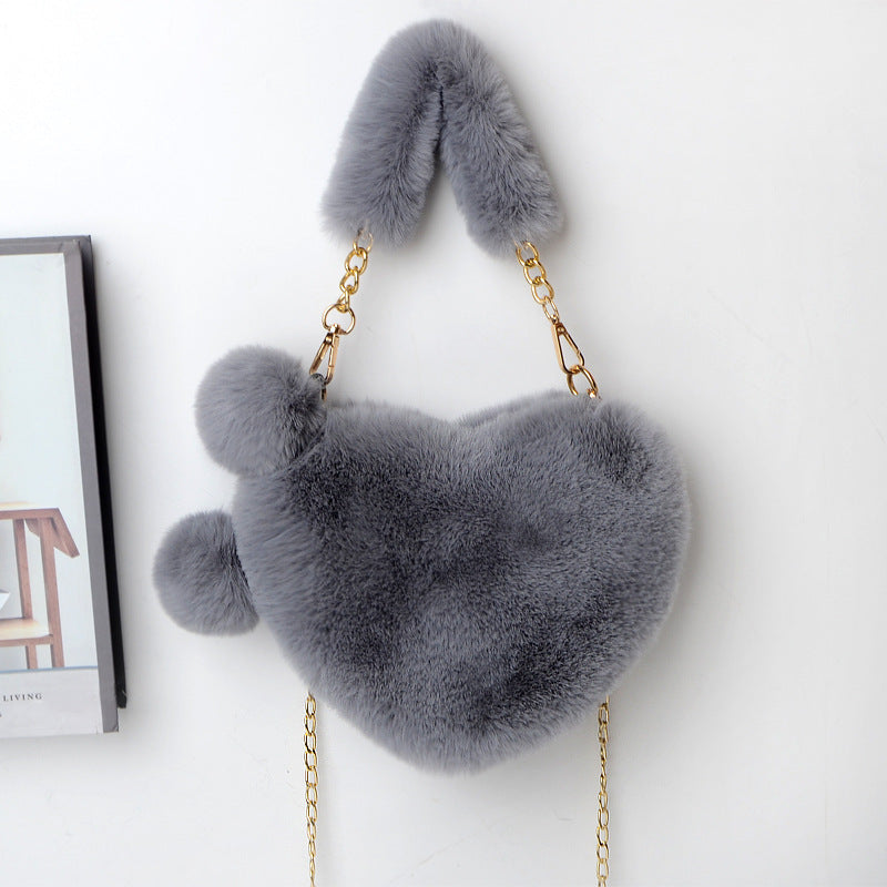 Soft Plush Love Handbag