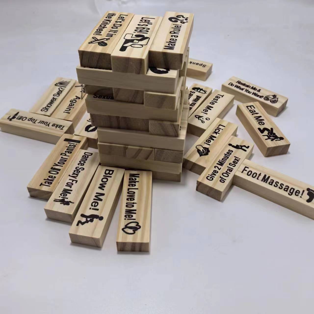 Intimacy Jenga Game for Couples