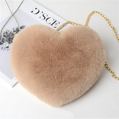 Plush Love Chain Shoulder Bag