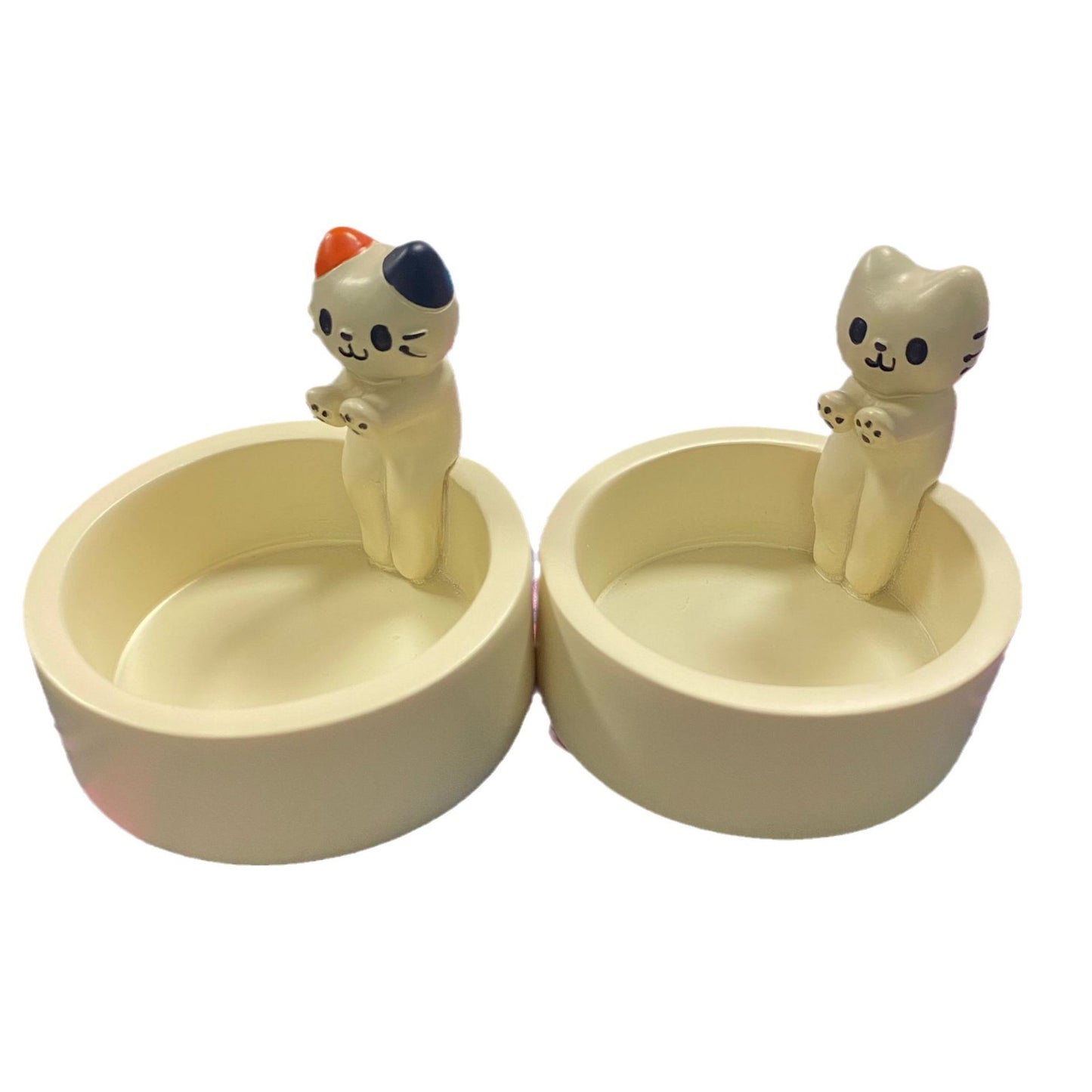 Cartoon Kitten Candle Holder