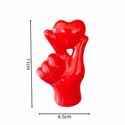 Love Hand Gesture Resin Decor