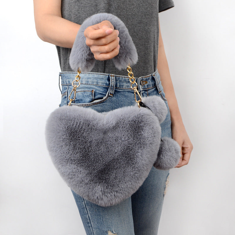 Soft Plush Love Handbag