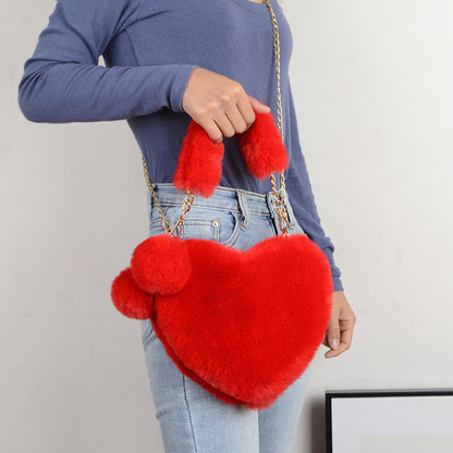 Soft Plush Love Handbag