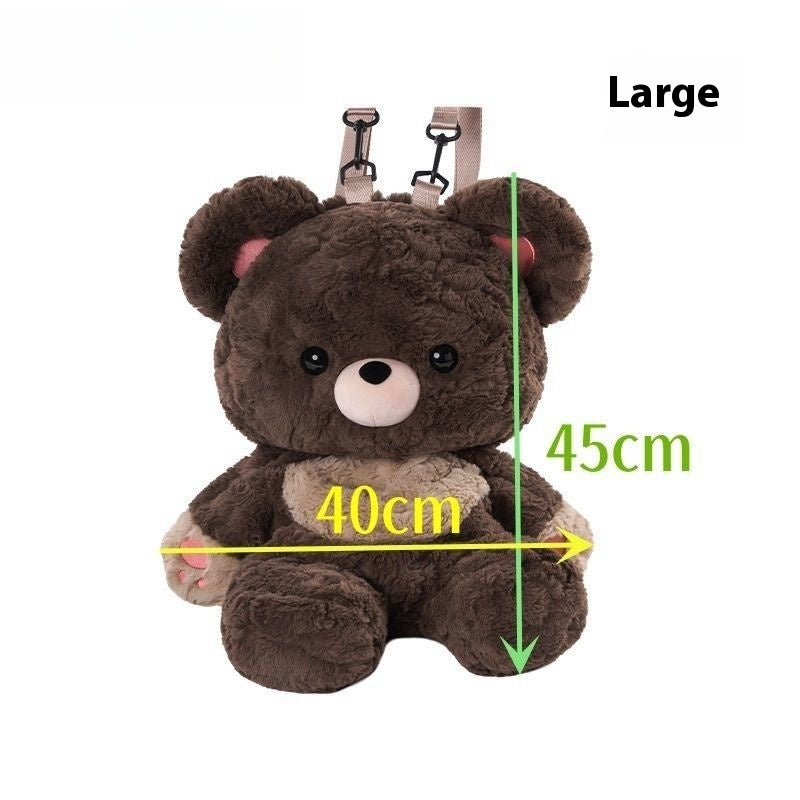 Love Bear Plush Couple’s Backpack – Cute & Versatile