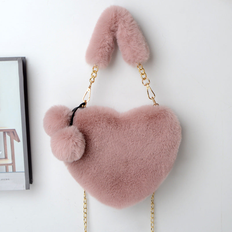 Soft Plush Love Handbag