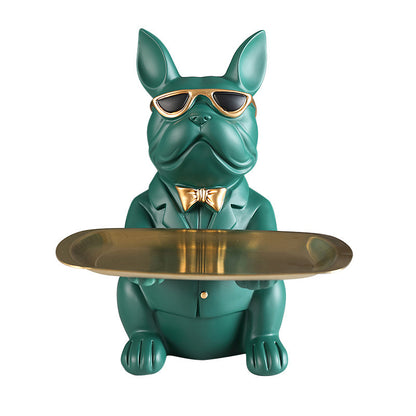 Bulldog Key & Candy Tray – Stylish Home Decor