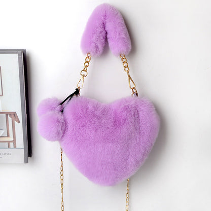 Soft Plush Love Handbag