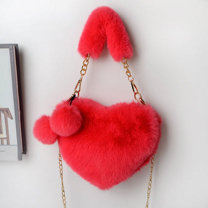 Soft Plush Love Handbag