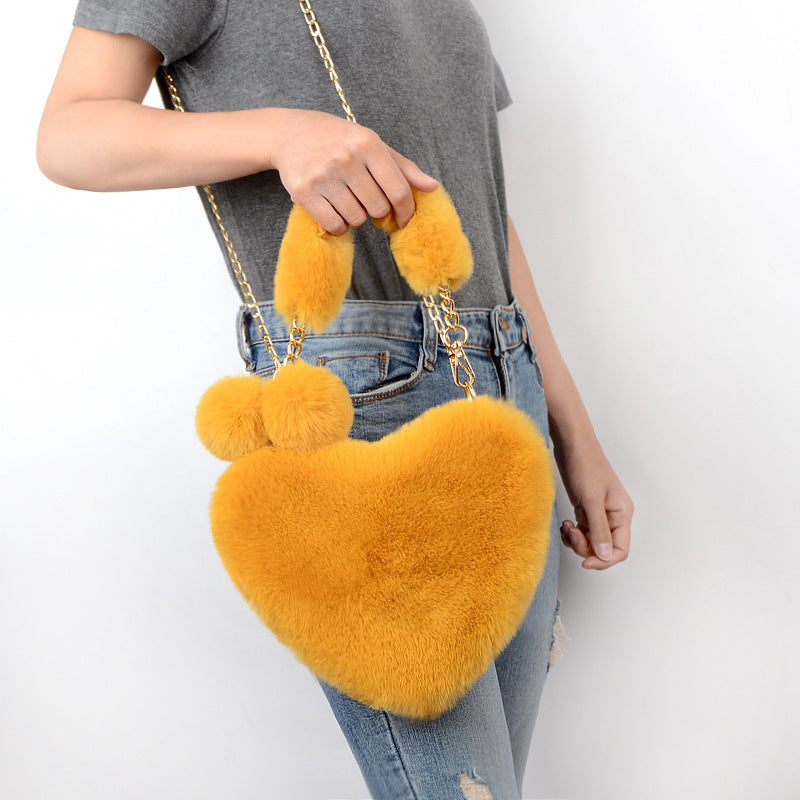 Soft Plush Love Handbag