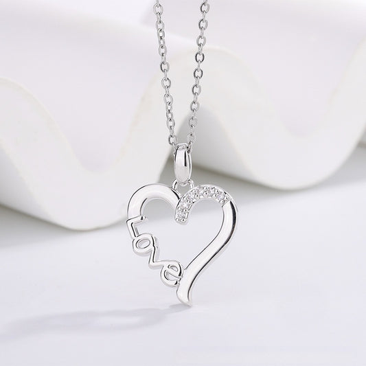 LOVE Titanium Steel Pendant Necklace