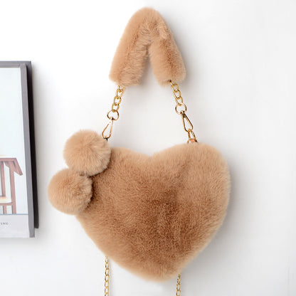 Soft Plush Love Handbag