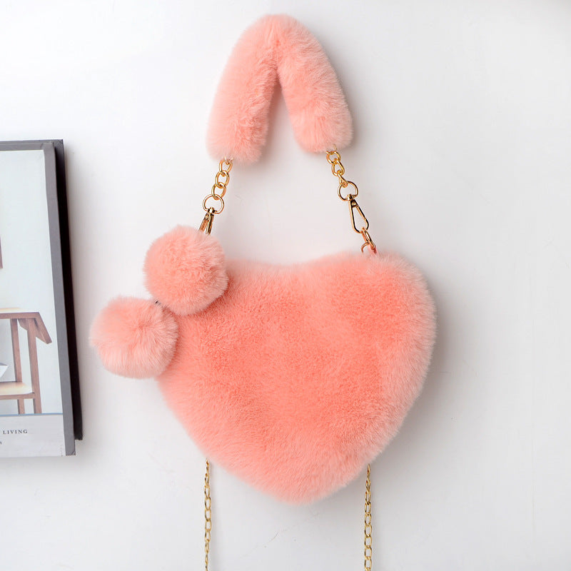 Soft Plush Love Handbag