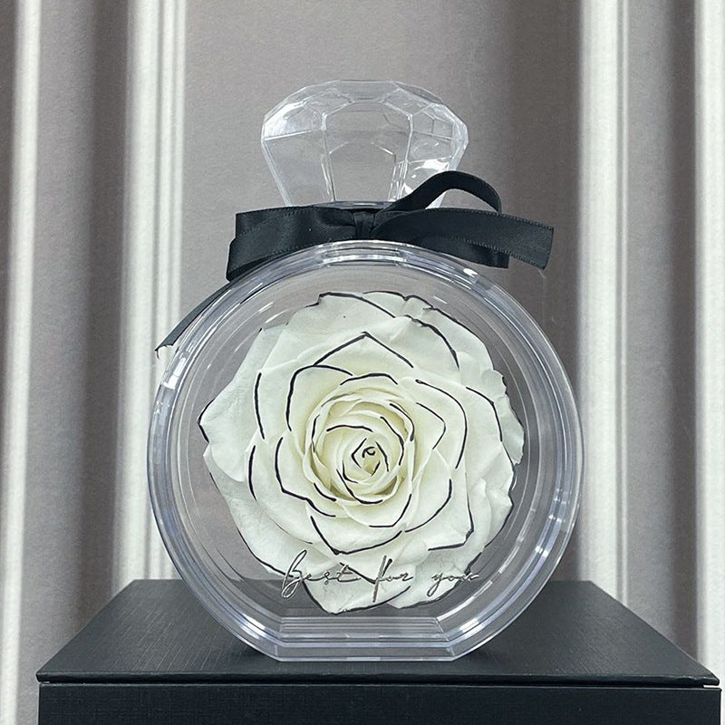 Eternal Rose in Transparent Gift Box