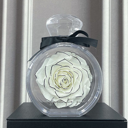 Eternal Rose in Transparent Gift Box