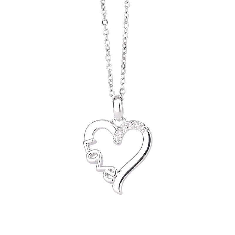 LOVE Titanium Steel Pendant Necklace