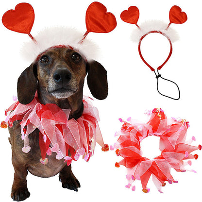 Valentine's Day Pet Hairband