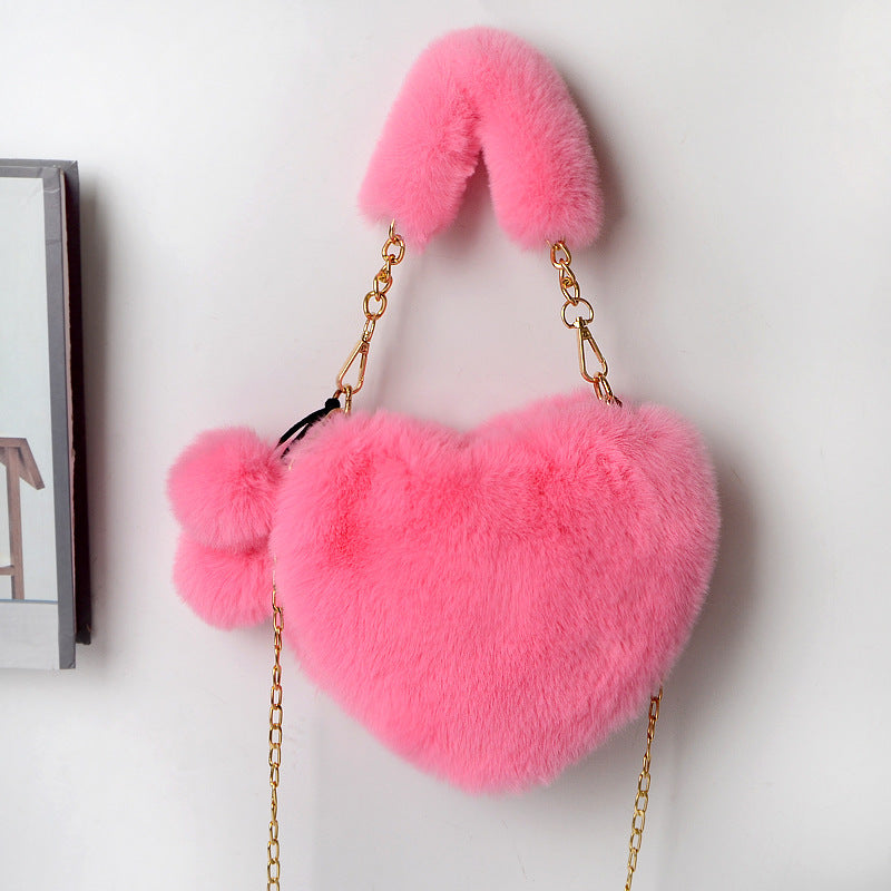 Soft Plush Love Handbag